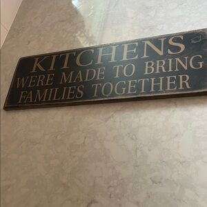 Rustic Wooden Kitchen Sign